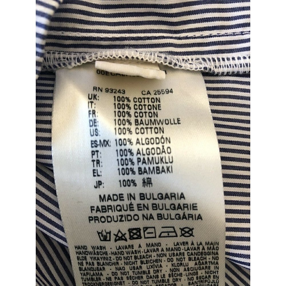 Diesel Black Gold DAFNI White/blue Shirt Dress - Picture 11 of 11